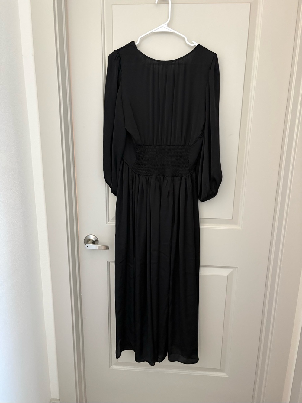 Max Studio Black Long-Sleeve Maxi Dress NWT Size S - Picture 4 of 5